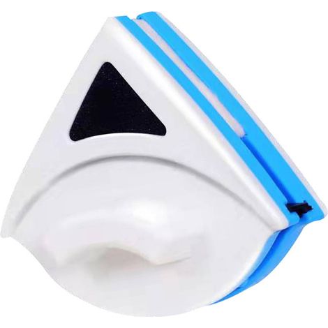 Nettoyeur de vitres magnétique triangulaire bleu, brosse de lavage magnétique simple face, P3 8 mm (1/5)