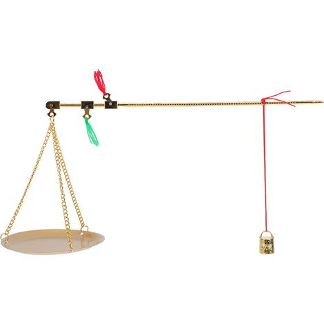 Balance Médecine Chinoise Vintage Cuivre Petite Échelle Précise pour (1/5)