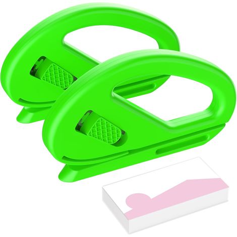 coupepapier cadeau coulissantcoupepapier d'emballage sliding gift wrapping paper cuttervert Lot de 2, Pour Noël,Noël D'anniversaire (1/5)