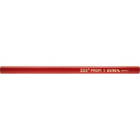 ZIMMERMANNSBLEISTIFT LYRA ROT 30 CM IN 100ER SCHACHTEL - 4333103