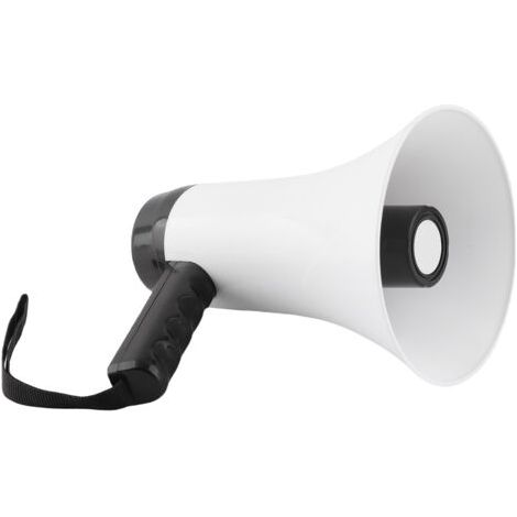 Mégaphone portable avec haut-parleur, porte-voix et sirène, contrôle du volume, mini porte-voix 30 W, portée de 500 m, accessoire sonore indispensable pour entraîneur et animateur de camp de vacances (1/4)