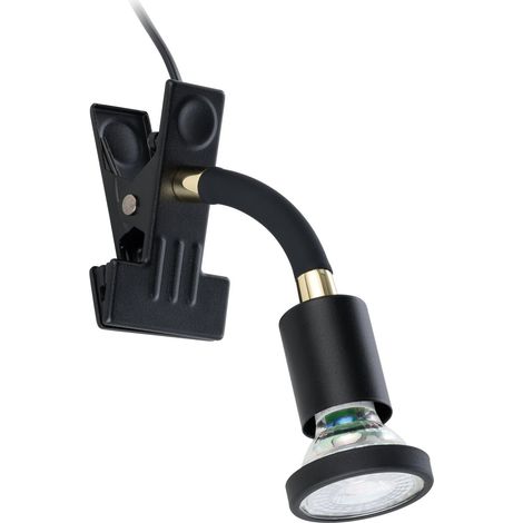Lampe LED Parrini 1, luminaire de bureau avec pince, pour lecture (1/2)