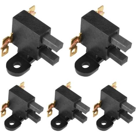Lot de 5 balais de charbon pour générateur d'essence 2 kw-3 kw – Accessoire de groupe électrogène – Installation facile et durable (1/4)
