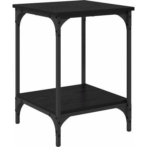 Maison Exclusive - Tavolino da salotto Rovere Nero 40 x 40 x 55 cm