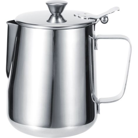 Pichet à lait en acier inoxydable 1000 ml pour mousser le lait (1/4)