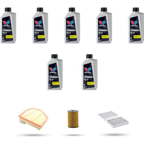 Kit tagliando 3 FILTRI e 7L OLIO compatibile con Bmw serie 5 (G30,G31,F90) M550 i 390kw dal 2019 (1/5)