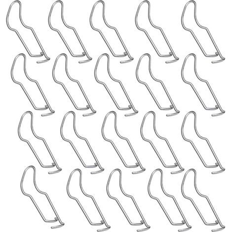 Lot de 40 pinces en argile pour tuteurs de plantes - Pour la construction de treillis - Plantes d'intérieur - Tomates - Cages à plantes - Connecteur pour légumes (1/5)