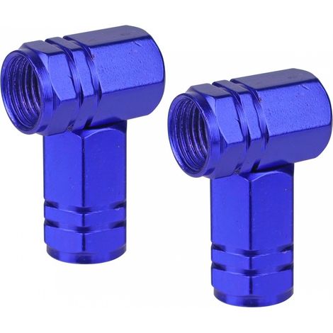 BOUCHONS DE VALVES EN ALUMINIUM BLEU 4PCS AMIO (1/2)