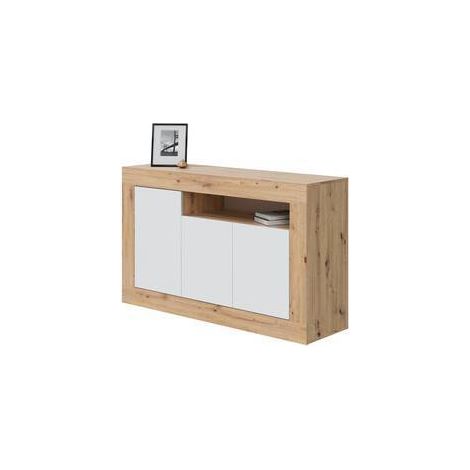 MADIA 3 ANTE 144X42X87 CM BIANCO ROVERE