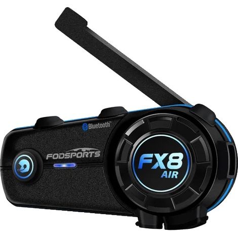 Intercom de moto, Bluetooth 5.0, portée de 1000m, FX8 Intercom aérien