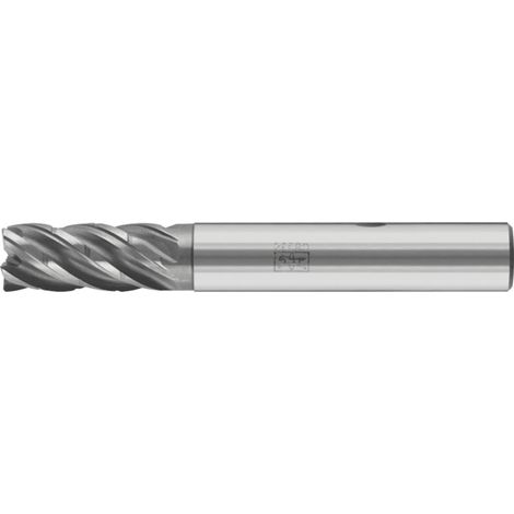 PFERD TOOLS VHM-Fräser Ø16mm, 5 Schneiden, mit Spanteiler, 2xDC, Radius 1mm, AlCrN beschichtet, Schaft HB, Universal