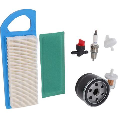 Kit filtre air tondeuse – ensemble moteur tracteur + filtre carburant + valve arrêt bougie – pour 698083 697153 492932 (1/5)