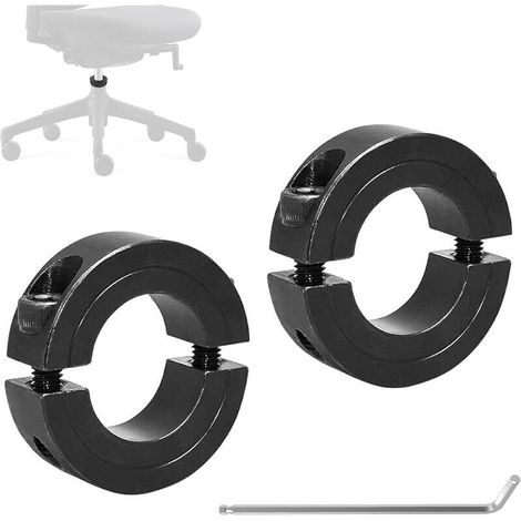 Juego de 2 topes para fijar una silla de oficina que se hunde, 28 mm. Fijación para sillas de oficina que evitan que se hundan. Herramienta de control de inclinación de acero para todas las sillas.