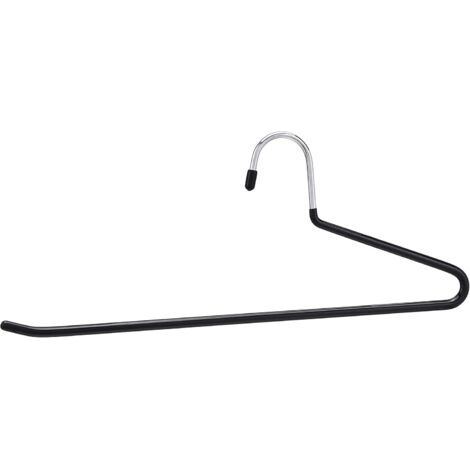 Set di 10 appendiabiti per pantaloni CCYKXA, accessori per riporre gli oggetti - facili da infilare, finitura cromata (1/2)