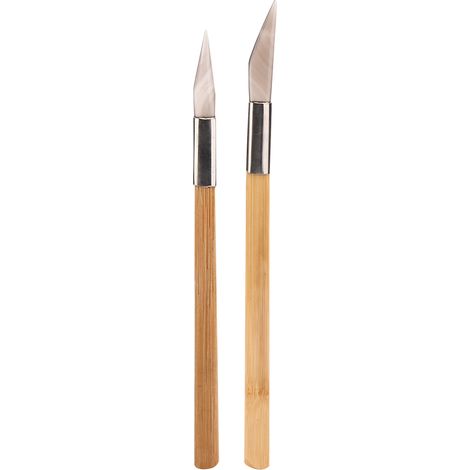 2 Pièces Manche en Bois Agate Accessoire de Polissage pour Bijoux Or Argent (1/5)