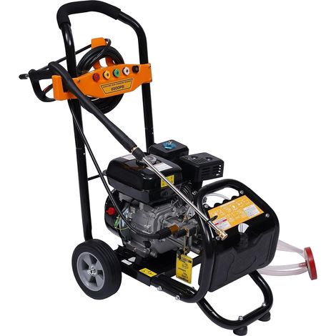 Gojoy – Nettoyeur haute pression thermique 7,5 CV 2200 psi – Débit max 9 L/min – 5 buses pour nettoyage intensif – Moteur compact