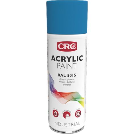 Peinture Acryl Bleu Ciel RAL 5015 aérosol de 400ml net CRC