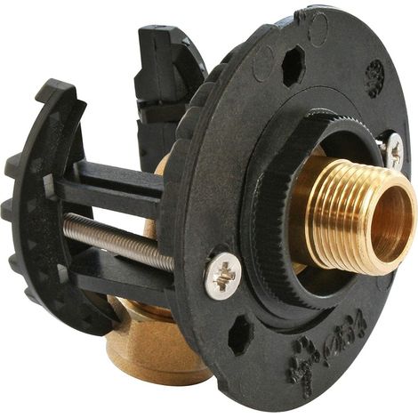 FIXOPLAC Robinet WC- PER Ø12 droit à sertir - Mâle 3/8" (12/17) - Somatherm (1/3)