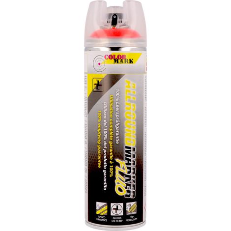 Peinture Motip Spotmarker Allround Rouge Fluo 500 Ml