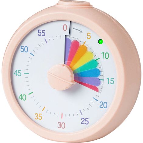 Regenbogen-Timer mit einstellbarer Lautstärke – 60-Minuten-Countdown (1/5)