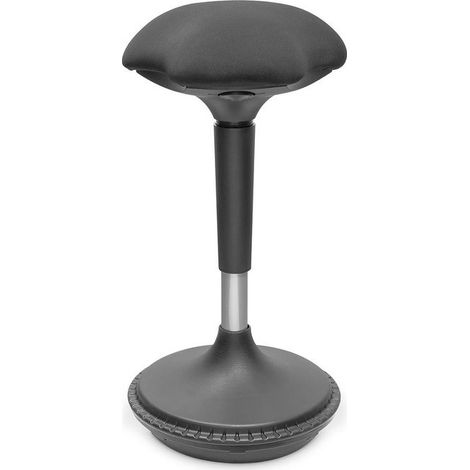 Digitus Sgabello Ergonomico Nero Regolabile per Ufficio (1/4)