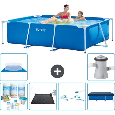 Intex Piscine Tubulaire Rectangulaire - 220x150x60 cm - 7-pièces S20002 (1/5)