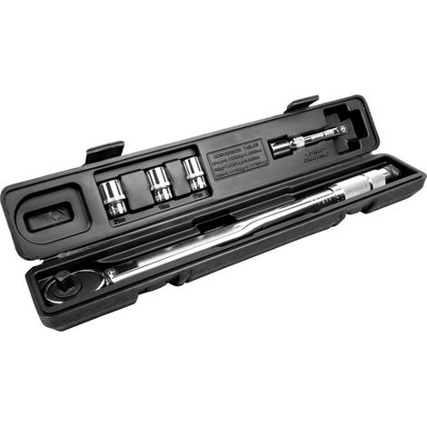 Güde 1/2 Zoll Drehmomentschlüssel Steckschlüssel Set 5-tlg. 40-210 Nm (1/5)