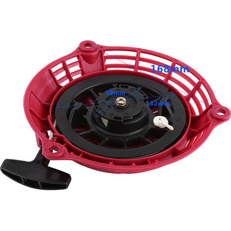 Disque de démarrage rouge pour générateurs HONDA GC135, GC160, GCV135, GCV160, EN2000 (1/5)