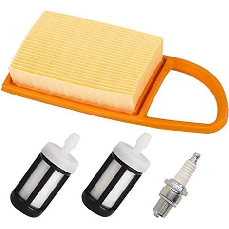 Convient au filtre à air avec bougie d'allumage et au filtre à carburant pour souffleur à dos Stihl BR500 BR550 BR600. Remplace 4282 141 0300 4282 141 0300B (lot de 1) (1/5)