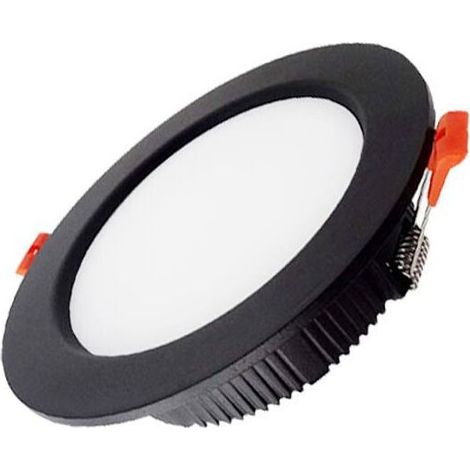 Spot Led Encastrable noir, blanc chaud, pour Rond plafond encastré Pour salle de bain (1/5)