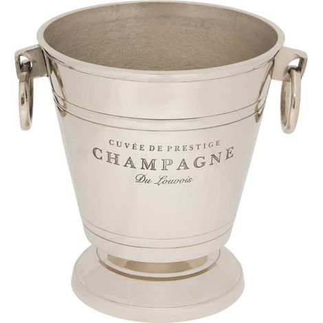 Secchiello per champagne 25x30,5 cm, 6000 ml, argento - Atmosphera créateur d'intérieur (1/2)