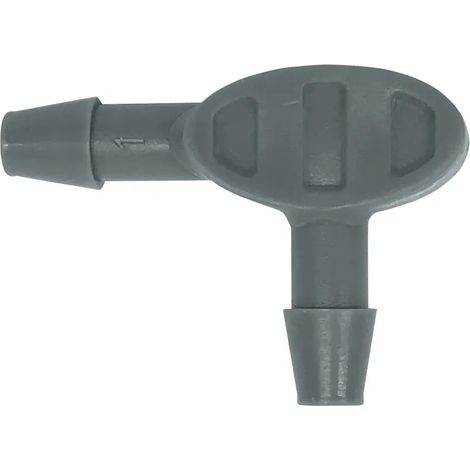 Raccordo gomito per tubo capillare 1/4" 4-6mm Verdemax