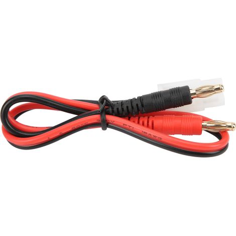 Câble de connexion RC de 31,6 cm, calibre 16 AWG, pour prise mâle Tamiya vers fiche banane mâle 4,0 mm (charge). (1/5)