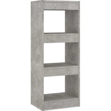 Maison Exclusive - Bücherregal/Raumteiler Betongrau 40x30x103 cm (1/5)