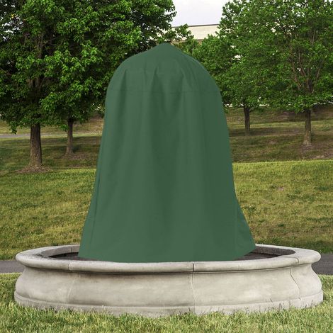 Couverture de fontaine de jardin, housse de protection pour statues et sculptures de jardin, protection hivernale pour fontaine extérieure (1/5)