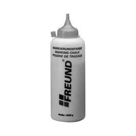FREUND Markierungsfarbe für Schnurschlaggeräte weiß, 1000g Flasche 03041000 (1/2)