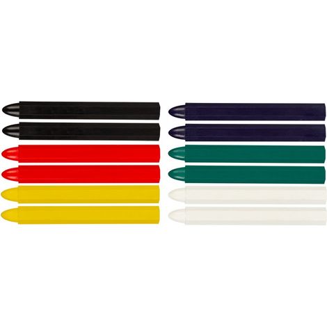 Technische Markierungskreide, verschiedene Farben, 12 Stück (1/5)