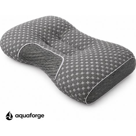 Almofada Cervical Ergonómica Fibra de Poliéster Respirável 38 x 68 cm (1/5)