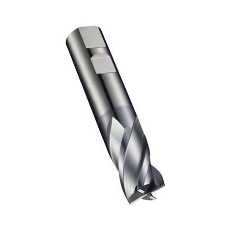 Fraise à arbre S804HB DIN 6527K D.25mm Longueur totale.121mm Longueur de coupe.32mm HM AlCrN (1/3)
