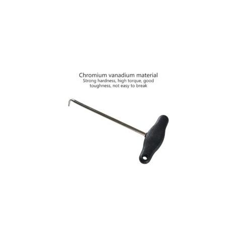 15,5 cm x 8,2 cm Schiebehaken mit T-Griff für Fahrzeugdemontage, Auto-Abschlepphaken, Ersatzteil - Crezuo