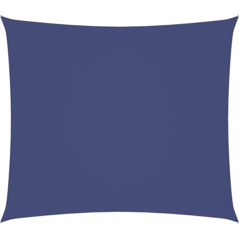 vidaXL Parasole a Vela Oxford Rettangolare 2x2,5 m Blu