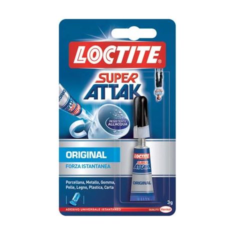 LOCTITE ATTAK ORIGINAL - GR 3 CF=PZ 24- 1 confezioni