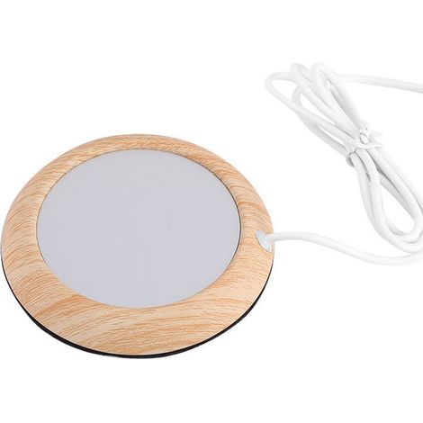 Réchauffeur De Boisson USB - Plaque Chauffante Pour Café Thé Chocolat Lait - Compatible Tasses En Céramique Verre Acier Inoxydable - 5 V - 1 Pièce (1/5)