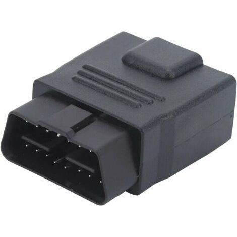 Adaptateur de prise OBD2 16 broches mâle à femelle ABS lecteur de Code en plastique vérification des défauts connecteur OBD adaptateur d'alimentation complet accessoire de voiture (1/2)