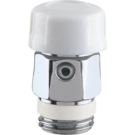Valvolina manuale di sfogo aria per radiatori Caleffi 5055 1/2" M (1/4)