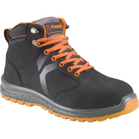 Kapriol Scarponcini Antinfortunistici Alti Spencer Nero Arancio N.40