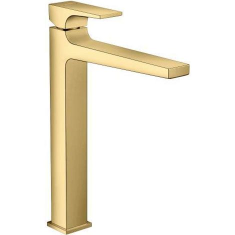 Hansgrohe Metropol - Miscelatore da lavabo, con sistema di scarico Push-Open, color oro lucido 32512990 (1/4)