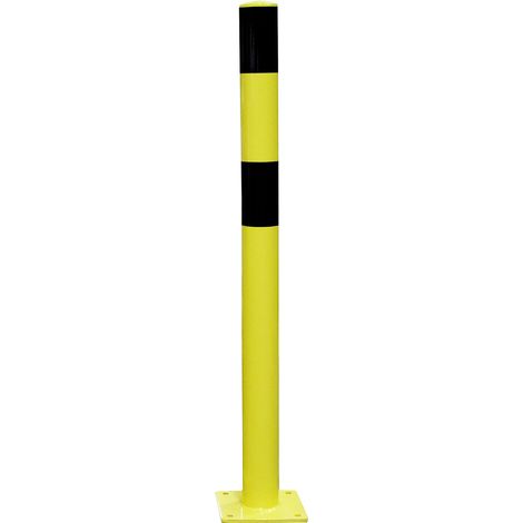 Barrière sécurité RS PRO Noir/Jaune en Acier Haut. 1 200 mm Haut. 1200mm ( Prix pour 1 )