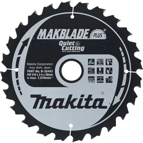 Makita  MAKBLADE+  Sierra  216x30x24Z  -  B-32443 (1/2)