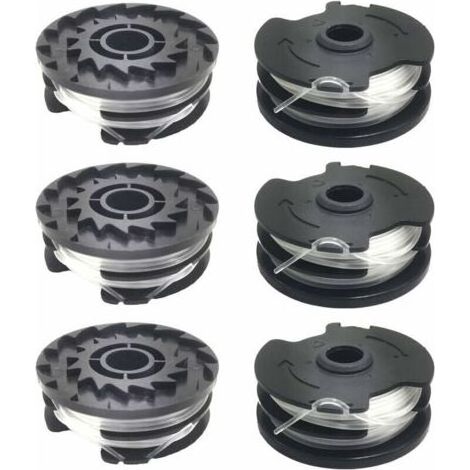Bobine Automatique - Fil Nylon Copolymère 1,6 Mm - Design Spiralé - Pour Débroussailleuse À Bobine Automatique - Par 2 (1/5)